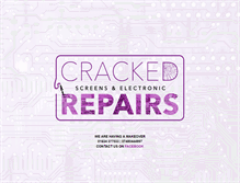 Tablet Screenshot of crackedrepairs.com
